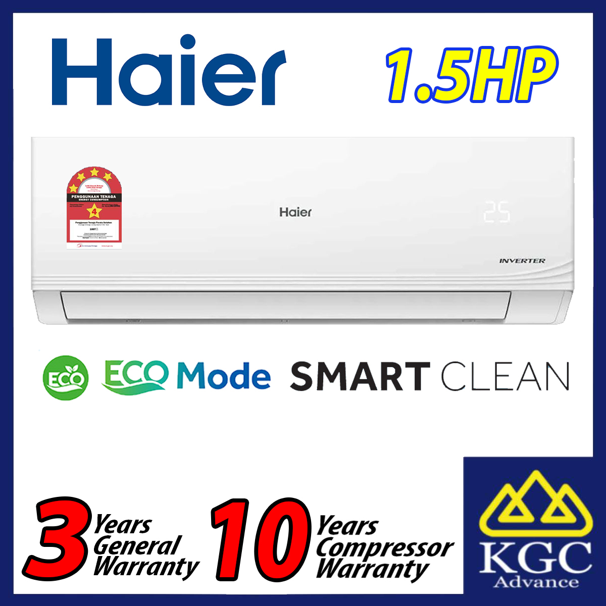 Haier Hp R Inverter Aircond Air Conditioner Hsu Vqb Smart