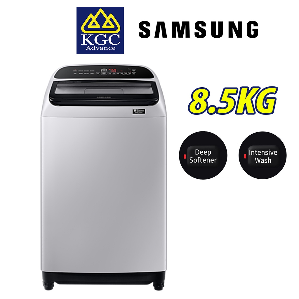 Samsung (8.5kg) WA85T5160BY/FQ Top Load Washer with Wobble Technology Inverter Washing Machine