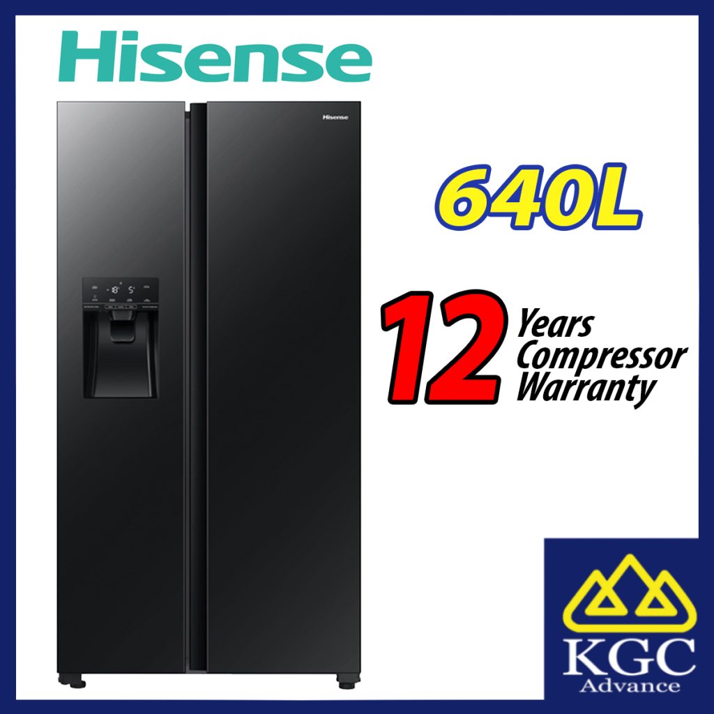 Hisense 640l Fridge Rs700n4awbui Side By Side Inverter Refrigerator Khin Guan Corporation 1010